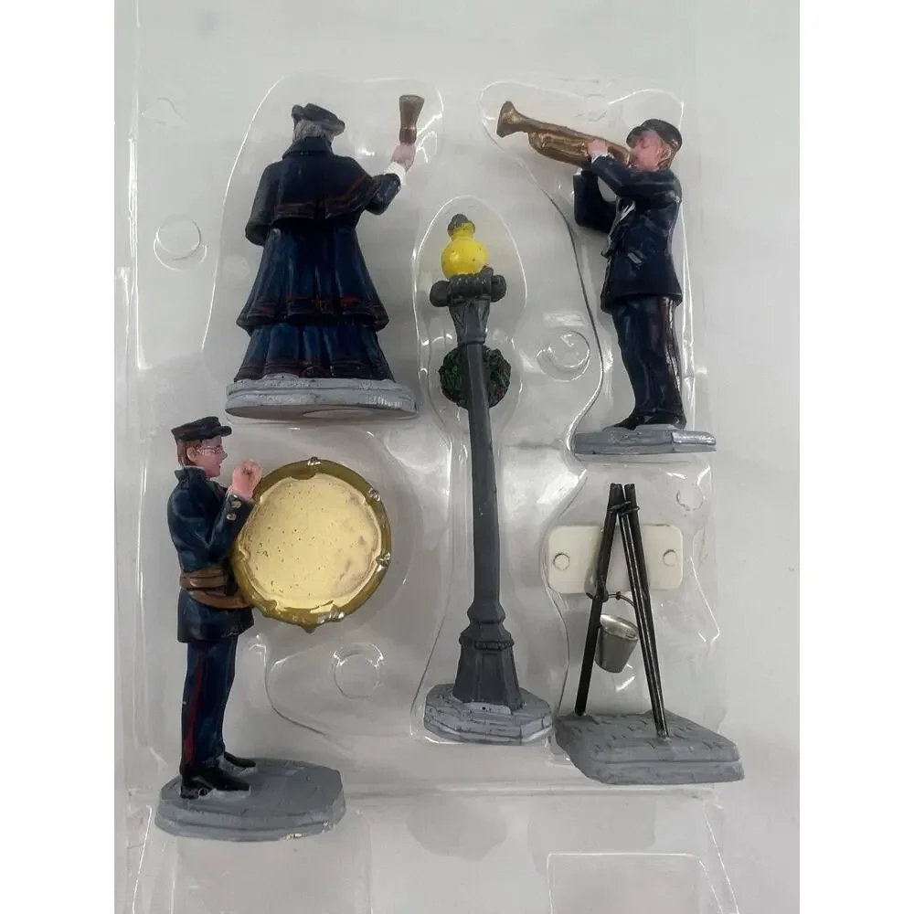 Lemax Christmas Village Accessory Figure Army Band Bell Ringer Christmas Holiday
